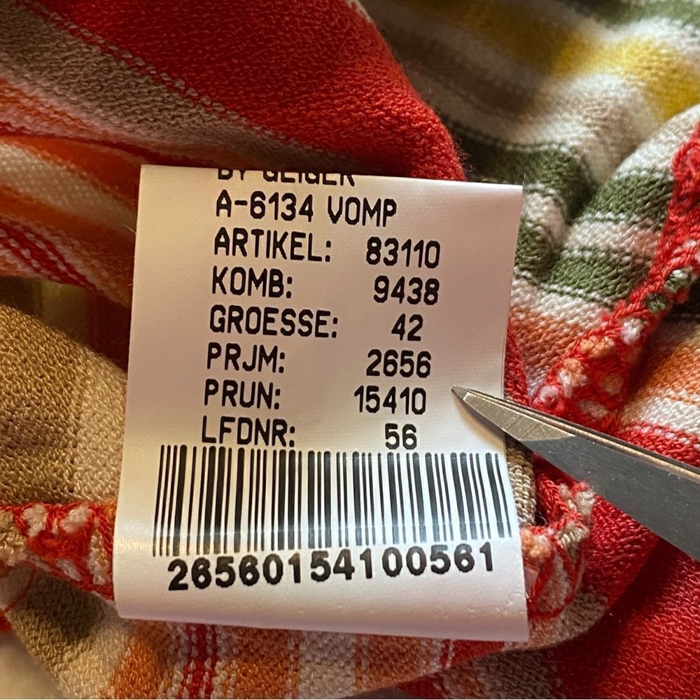 Geiger Collection Striped Tank Size 42 - Picture 6 of 11